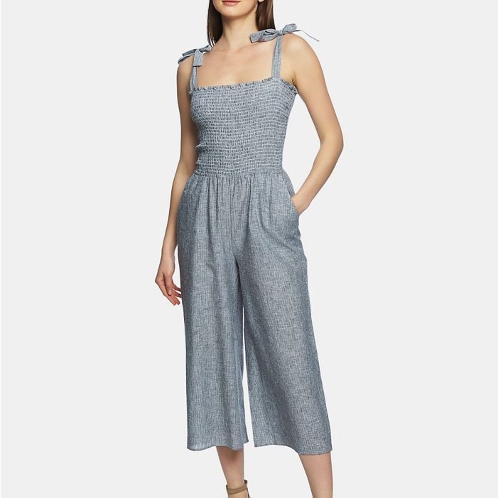 3/$30 linen smocked jumpsuit